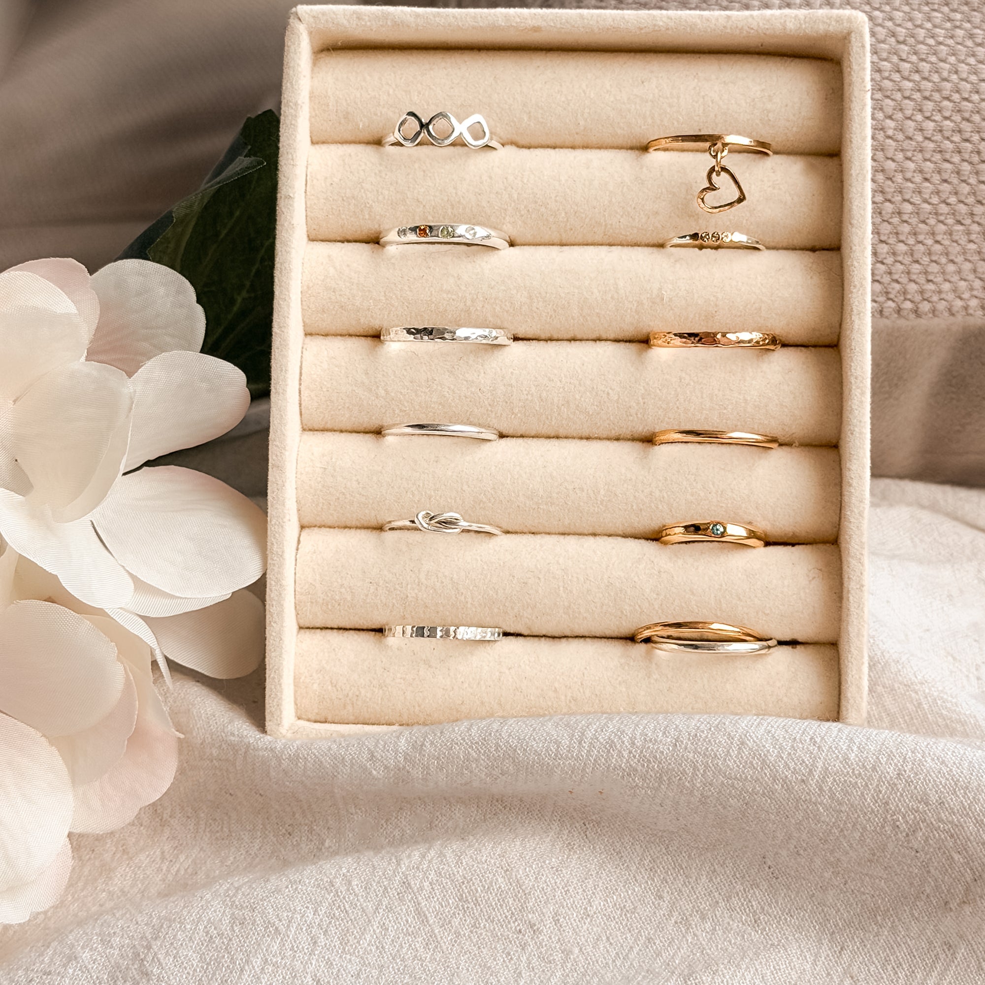Gold- und Silberringe