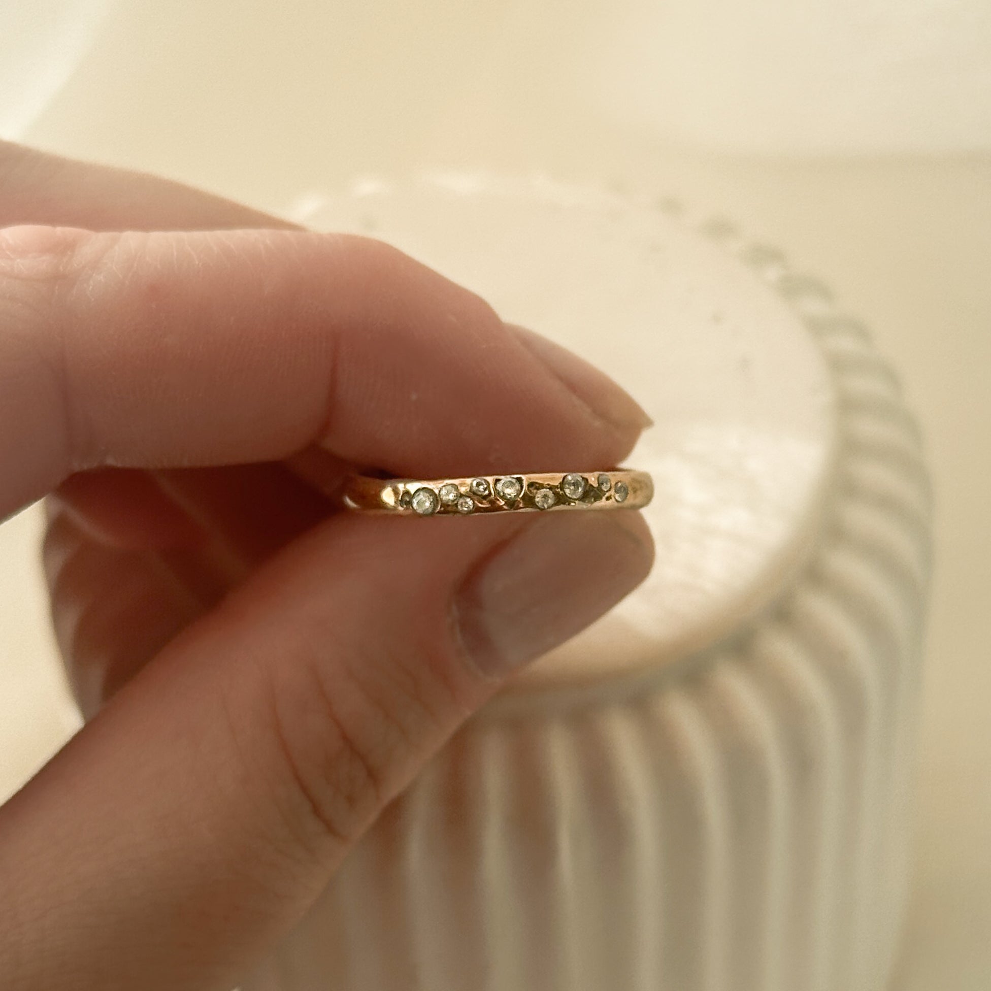 Funkelnder Zirkonia Ring