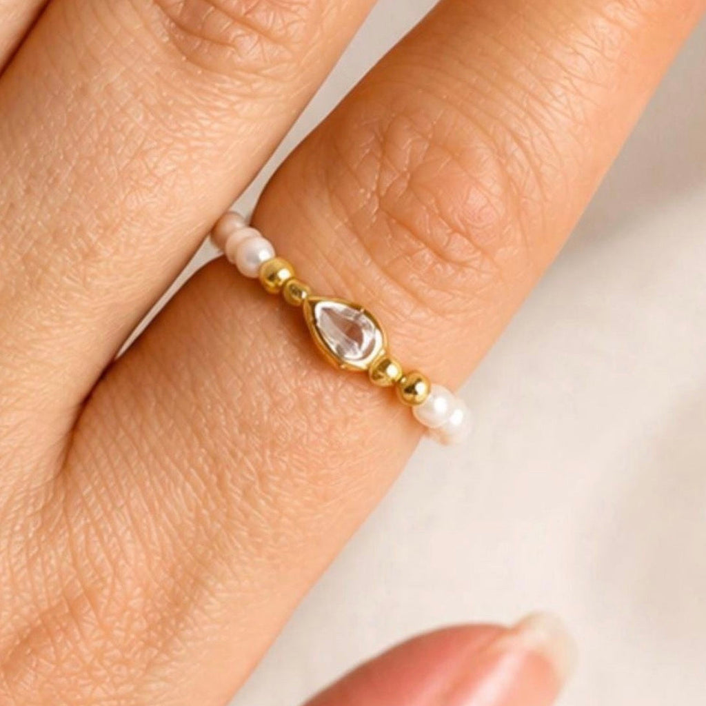 Juliette Süßwasserperlen Charm Ring