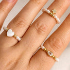 Juliette Süßwasserperlen Charm Ring