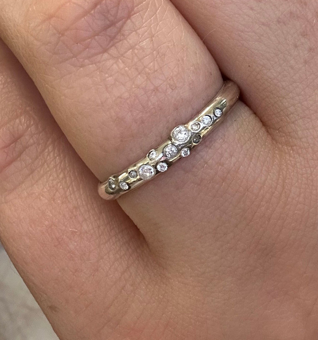 Funkelnder Zirkonia Ring