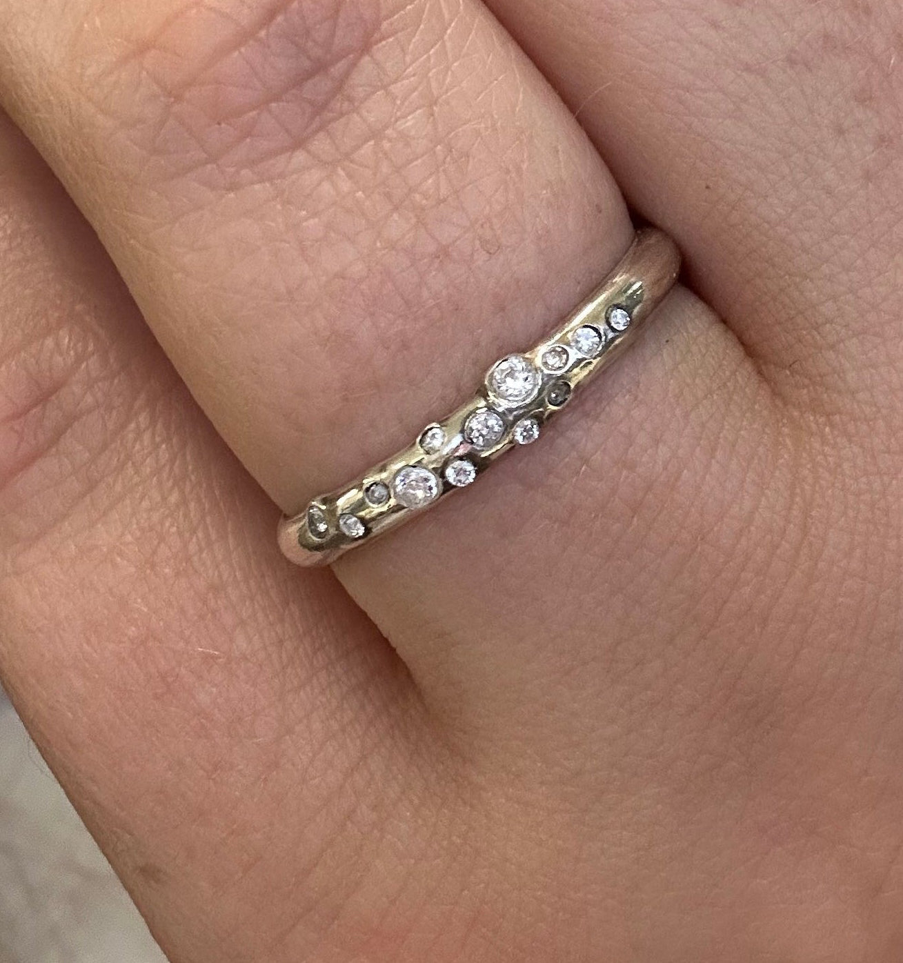 Funkelnder Zirkonia Ring