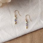 Nola Ohrringe – Pastellperlen & Gold