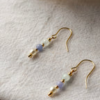 Nola Ohrringe – Pastellperlen & Gold