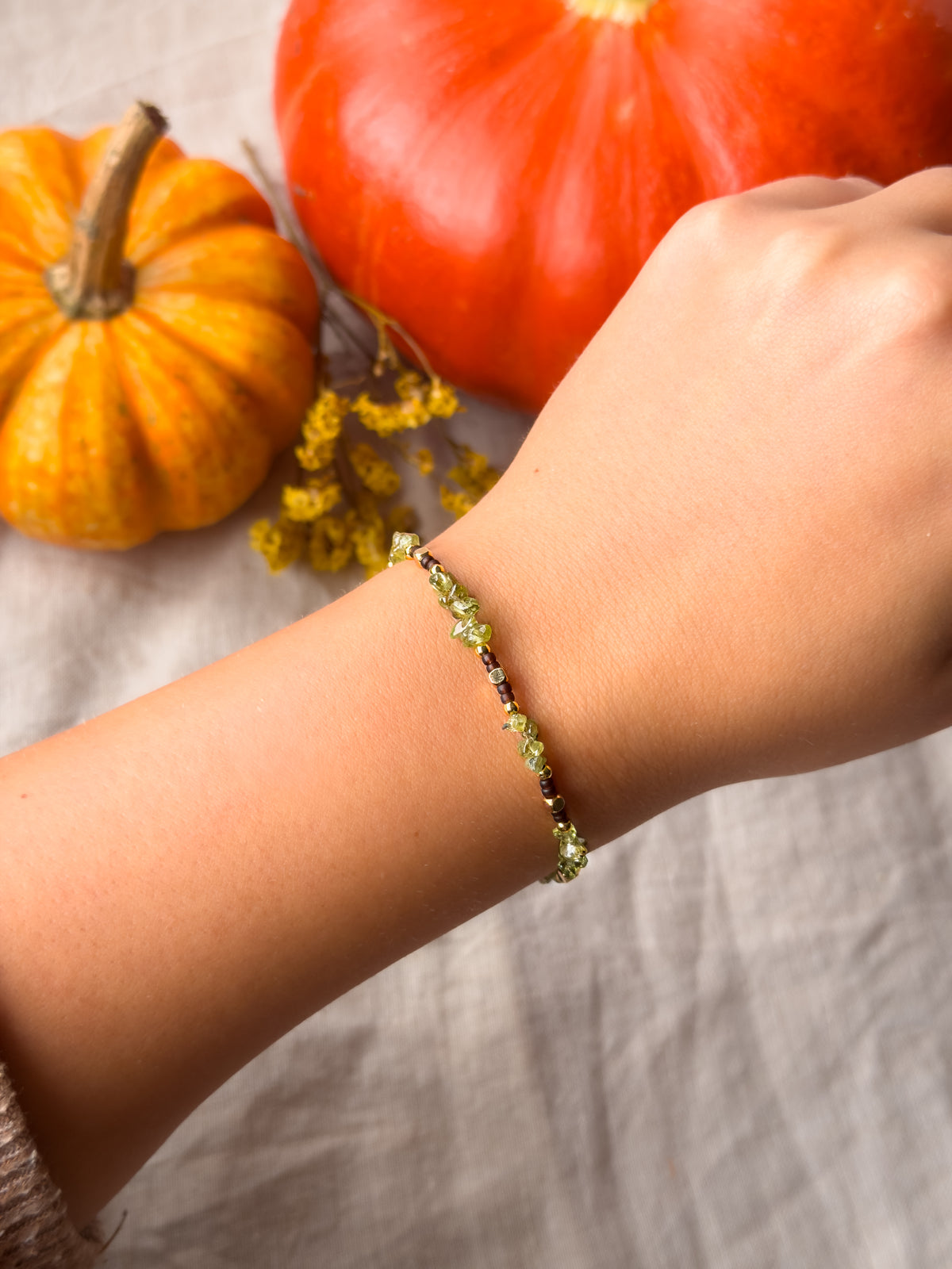 Willow Peridot-Armband
