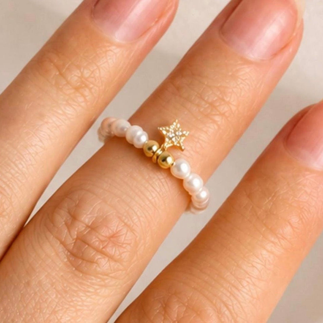 Juliette Süßwasserperlen Charm Ring