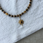 Solana Tigerauge Kette mit Sonnenanhänger