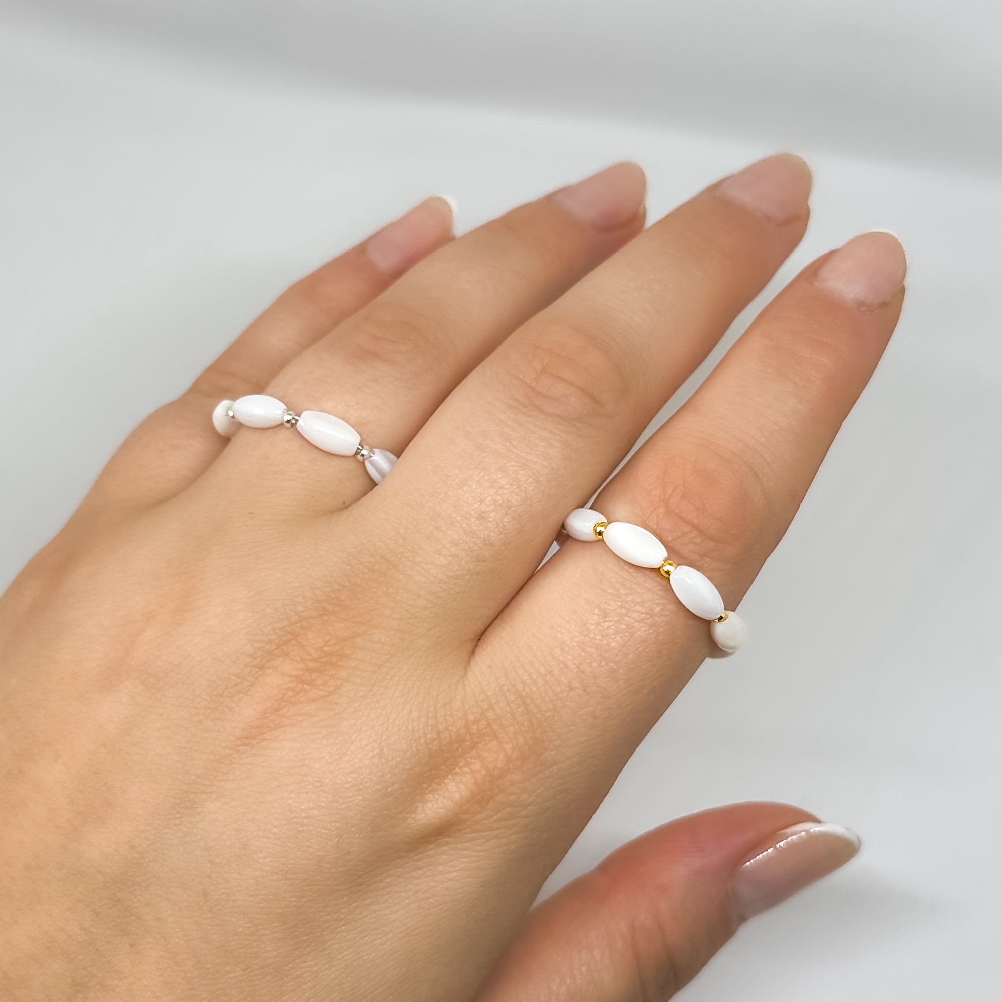Süßwasserperlen-Ring