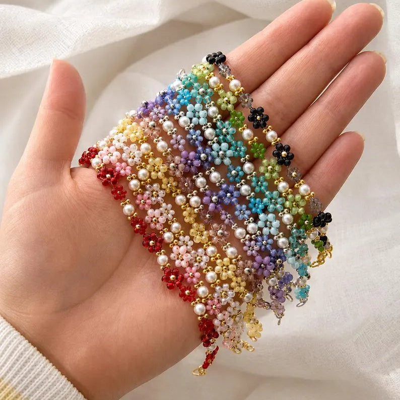 Talia Blumenarmband