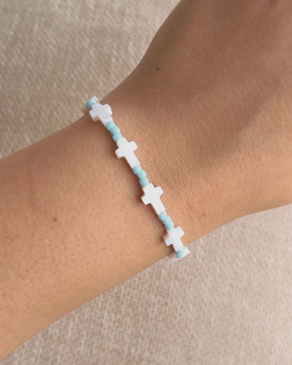 Türkis Perlenarmband Set | Süßwasserperlen & 18K vergoldete Perlen | Miyuki Armband | Sommer Schmuck | Boho Armband | Geschenk für sie